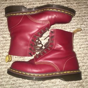 Doc Marten Vintage 1460 Oxblood Quilon 8-eye